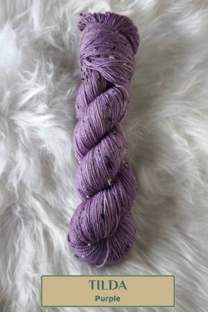 Madeja de lana «TILDA» (BFL con neps estilo donegal)