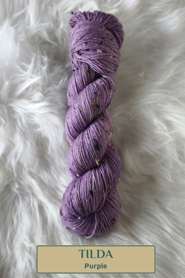 Madeja de lana «TILDA» (BFL con neps estilo donegal)