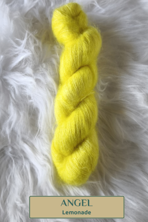 Madeja de mohair y seda “ANGEL” - Lemonade