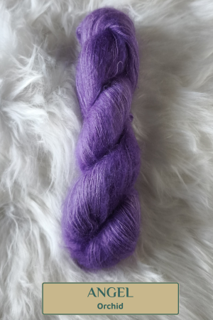 Madeja de mohair y seda “ANGEL” - Orchid