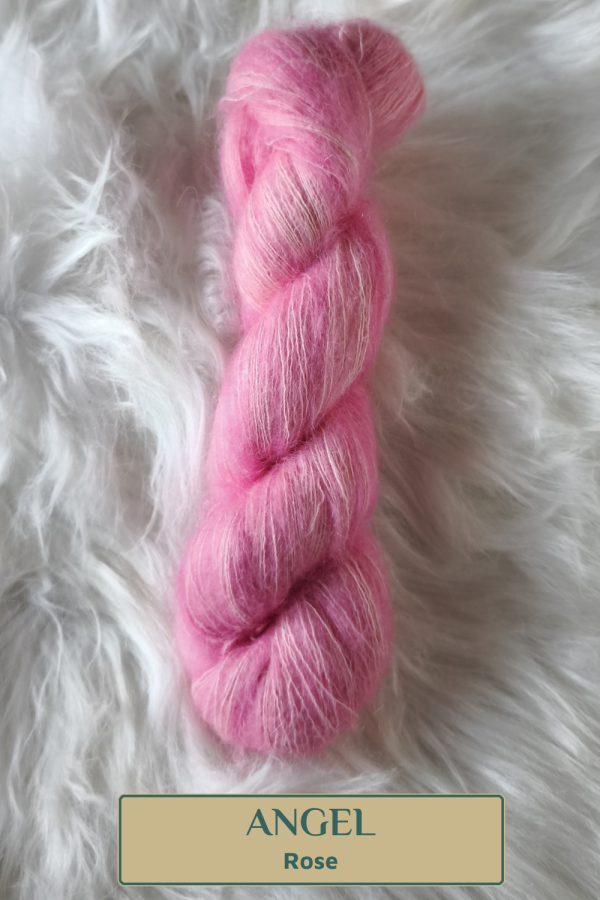 Madeja de mohair y seda “ANGEL” - Imagen 3