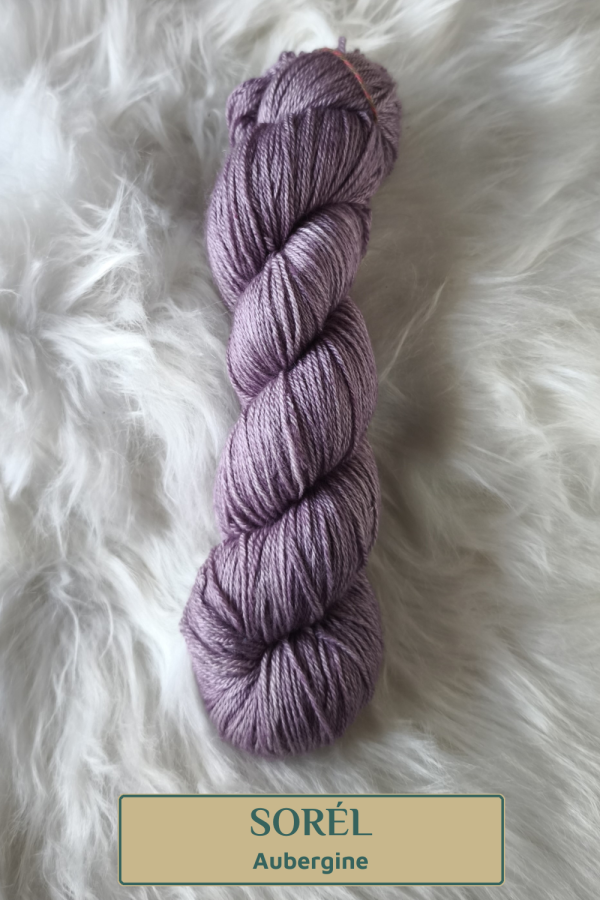 Madeja de lana «SORÉL» (BFL, seda y cashmere) - Imagen 2