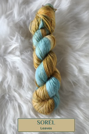 Madeja de lana «SORÉL» (BFL, seda y cashmere)